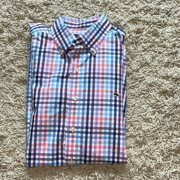 Men Vineyard Vines Whale Shirt Long Sleeve Button Up Men’s Large - Picture 14 of 14